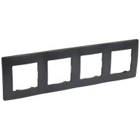 Этика антрацит рамка 4-ая универсально 