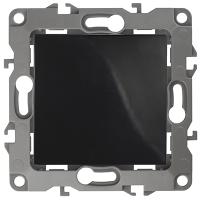 ЭРА12 черный переключатель 1кл скрытая 10А IP20 