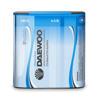 Батарейка 3R12(квадрат) солевая штучно Daewoo 
