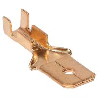 Разъем плоский 0,75-2,5мм2 6,3*0,8мм папа РП-П КВТ 100шт