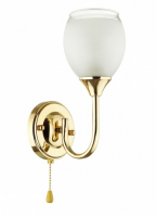 Светильник настенный (бра) 1*60Вт Е27 золото Lumion с выкл.