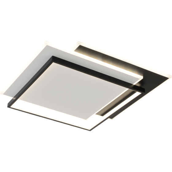 Светильник потолочный (люстра) свд 146Вт 3000К-6000К 10950лм белый/черный пульт диммер 