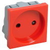 Праймер красный розетка кабель-канал 1-мест IP20 2мод