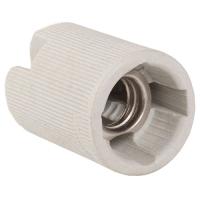 Патрон подвесной E14 керамика белый