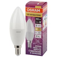 Лампа свеча свд Е14 7Вт 2700К 806лм В39 матовая Osram
