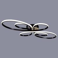 Светильник потолочный (люстра) свд 156Вт 3200К-4500К-6500К 7000лм черный пульт диммер Камертон