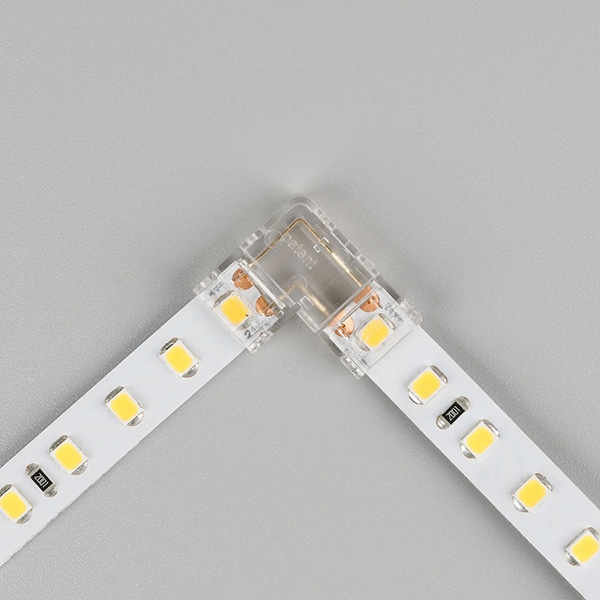 Лента коннектор угловой 8мм IP20 Arlight прозрачный