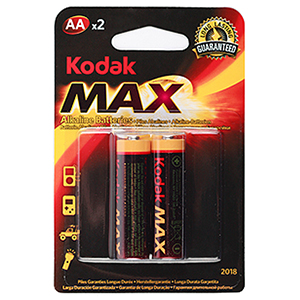 Батарейка AA(пальчик) алкалиновая BL2 Kodak Max