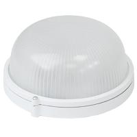 Светильник НПП 100Вт E27 круг белый IP54 Акватермо ЭРА сауна +130