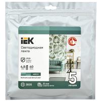 Лента свд 12В 4,8Вт/м 60свд/м 4000К 360лм/м 2835 IP20 IEK 5м