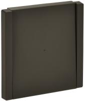 Фортепиано серый выключатель 1кл с подсветкой скрытая 10А IP20 