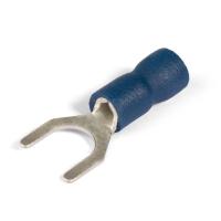 Наконечник вилка 1,0-2,5мм2 5мм изолированный синий ПВХ НВИ КВТ 100шт