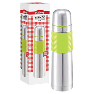 Термос 0,75л нержавеющая сталь Mallony