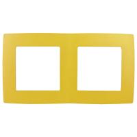 ЭРА12 желтый рамка 2-ая универсально 