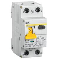 Дифавтомат 2Р 40А C 100мА 6кА АВДТ32 2мод IEK