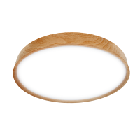 Светильник потолочный свд 36Вт 4000К 2880лм круг дерево/белый PINE Jazzway 