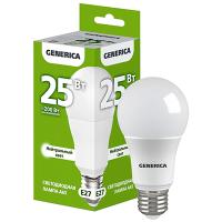 Лампа свд 220В Е27 25Вт 4000К 2500лм стандарт A65 матовая GENERICA (IEK) 
