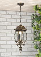 Свет-к сад-парк потол. 1хЕ27 100Вт IP33 металл черное золото