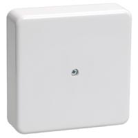 Коробка клеммная 100*100*29 квадрат белый IP20