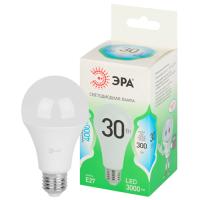 Лампа свд 220В Е27 30Вт 4000К 3000лм стандарт A65 матовая ЭРА Green Line
