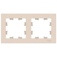 Атлас бежевый рамка 2-ая универсально 
