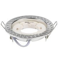 Светильник точечный GX53 круг хром встраиваемый 