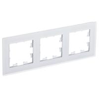 Атлас белый рамка 3-ая универсально матовое стекло