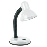 Светильник настольный 40Вт E27 белый подставка 