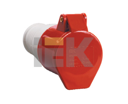 Розетка силовая переносная 16А 3P+PE IP44 ССИ-214 IEK 