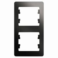 Глосса антрацит рамка 2-ая вертикально 