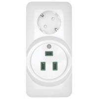 Прима белый блок Р+Р для электроплиты открытая вертикально IP20