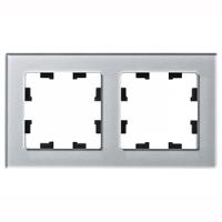 Атлас алюминий рамка 2-ая универсально стекло