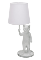 Светильник настольный 1*40Вт E14 белый Uniel Кот