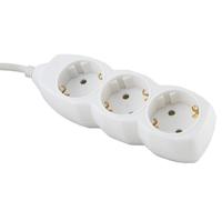 Удлинитель 3-мест 1,5м ПВС 3*1 белый TDM