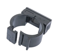 Держатель для трубы 20мм черный 10шт фиксатор PlexUp