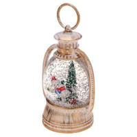 Светильник "Фонарик со Снеговиком" 7,8х6,4х12,8смсм свд белый