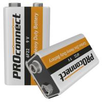 Батарейка Крона солевая штучно PROconnect 