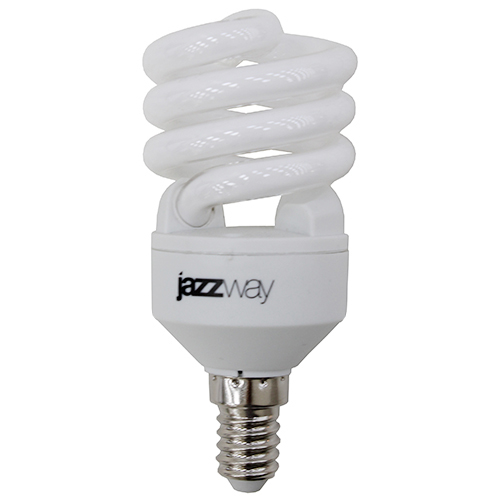 Лампа клл E14 15Вт 2700К 700лм спираль Jazzway 