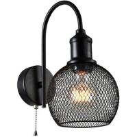 Светильник настенный (бра) 1*40Вт E27 черный Rivoli Лофт