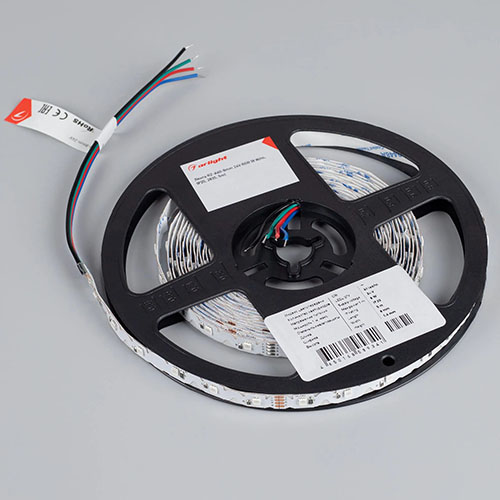 Лента свд 24В 8Вт/м 60свд/м RGB 288лм/м 2835 IP20 Arlight