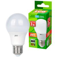 Лампа свд 220В Е27 7Вт 5000К 610лм стандарт A60 матовая Jazzway 