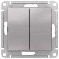Атлас алюминий переключатель перекрестный 1кл скрытая 10А IP20 