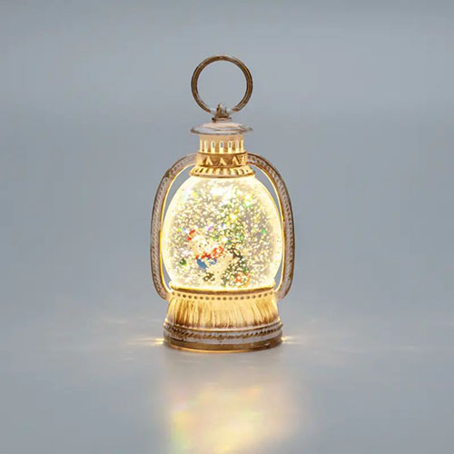 Светильник "Фонарик со Снеговиком" 7,8х6,4х12,8смсм свд белый