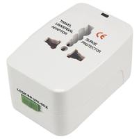 Переходник 10А белый квадрат Rexant