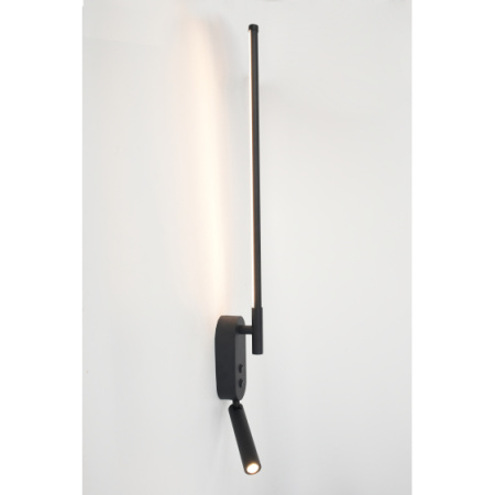 Светильник настенный (бра) свд 17Вт 3000K 438лм черный Rivoli