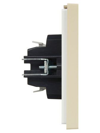 Фортепиано ваниль выключатель 2кл скрытая 10А IP20 