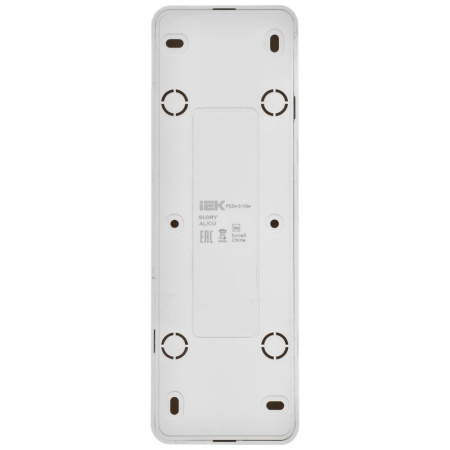 Глори белый розетка открытая 4-мест IP20 