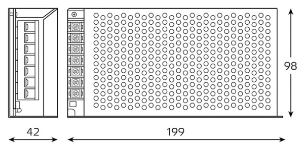 Блок питания 12В 150Вт IP20 Gauss 