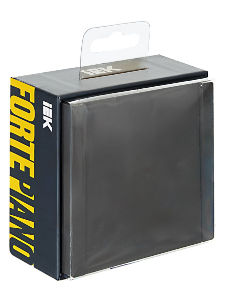 Фортепиано серый выключатель 1кл скрытая 10А IP20 