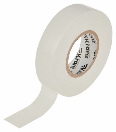 Изолента ПВХ 19мм*20м белый Kranz 